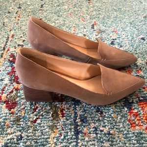 mavis flare heel loafer